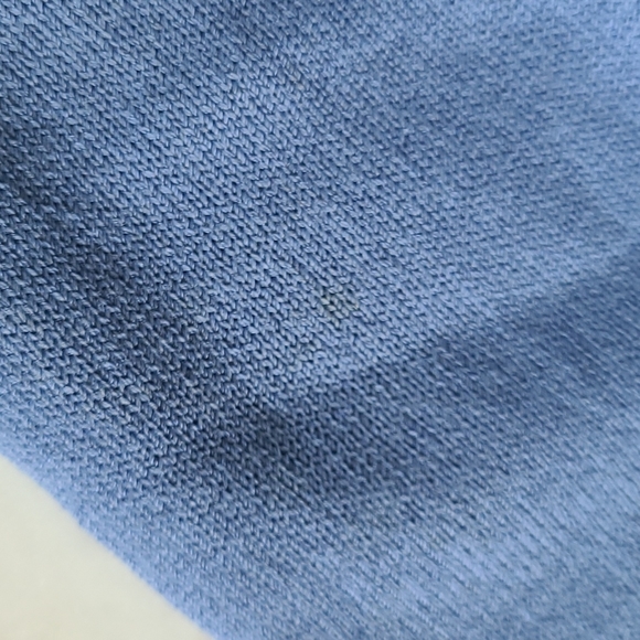 St.John Blue Starfish Fish Shell Knit Zip Up Sweater Cardigan - Picture 7 of 7